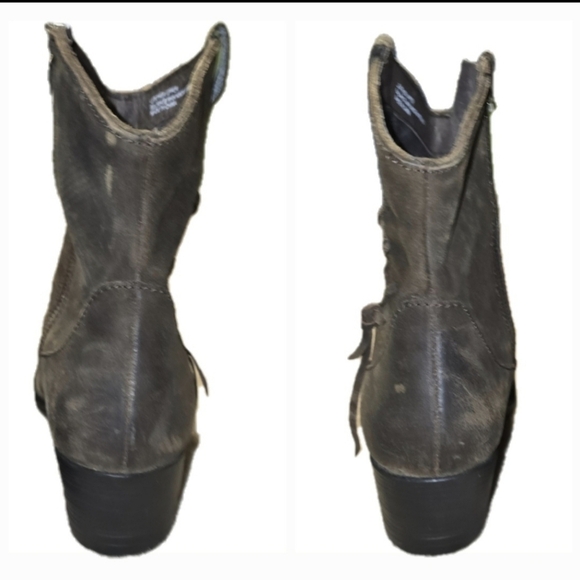Børn "Alondra" Glazed Ginger Rustic Barn Ankle Boots/Booties 7.5 - Price Firm - Picture 5 of 8